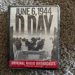 D-Day Original Radio Broadcasts 4-cassette Box Set SEALED
